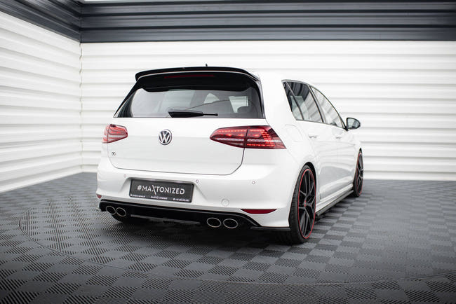 Maxton side splitters til Volkswagen Golf Mk7 R / R-Line – blank sort – billede 2 af 4