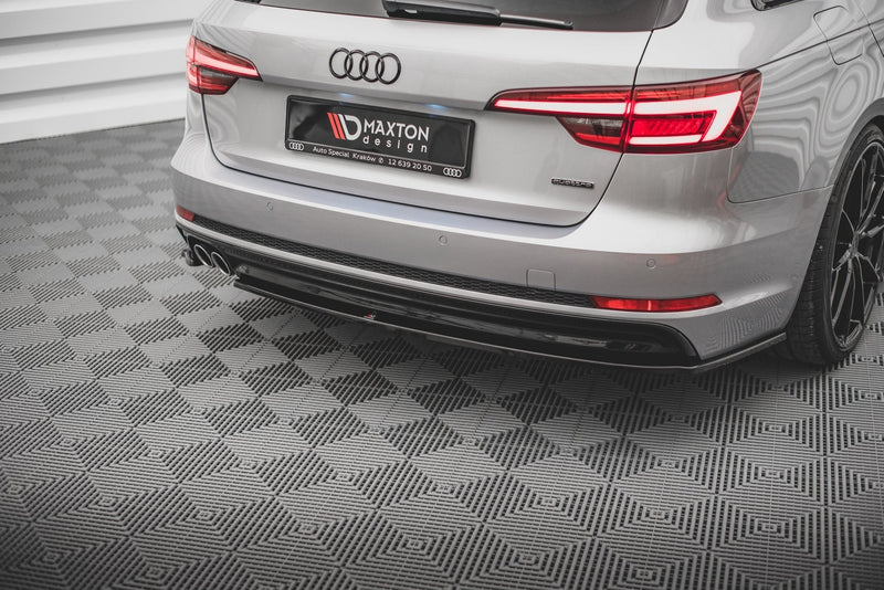 Maxton side splitters til Audi A4 S-Line B9 – blank sort – billede 1 af 4