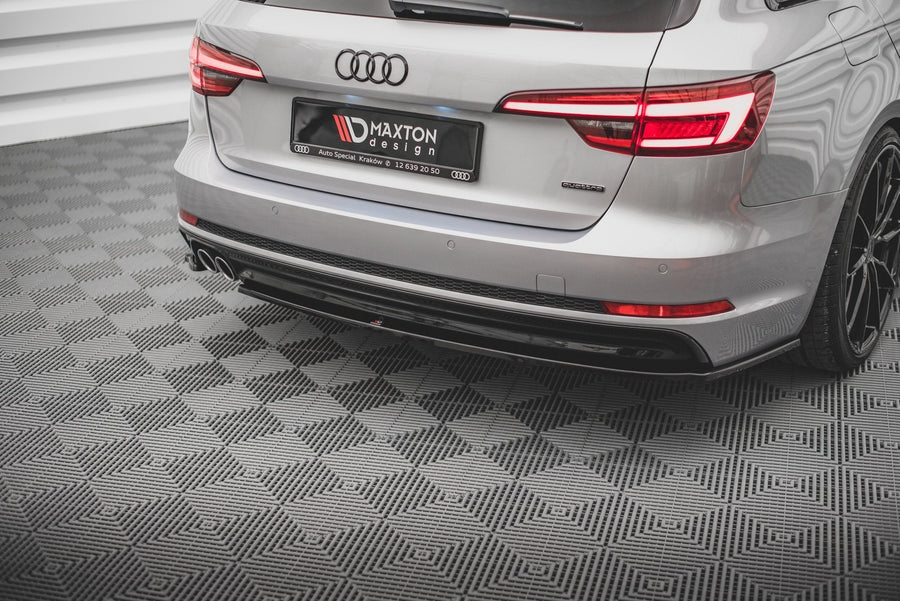 Maxton side splitters til Audi A4 S-Line B9 – blank sort – billede 1 af 4