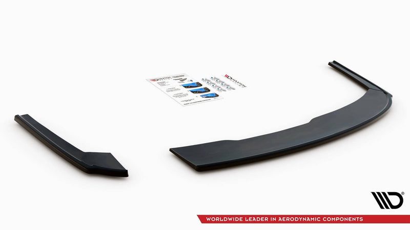 Maxton side splitters til Audi A4 S-Line B9 – blank sort – billede 3 af 4