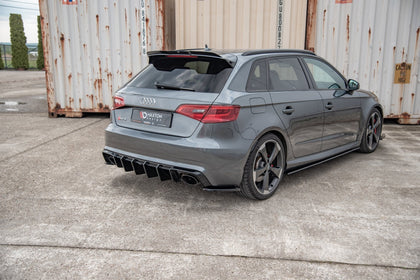 Maxton side splitters til Audi RS3 8V Sportback – blank sort – billede 2 af 6