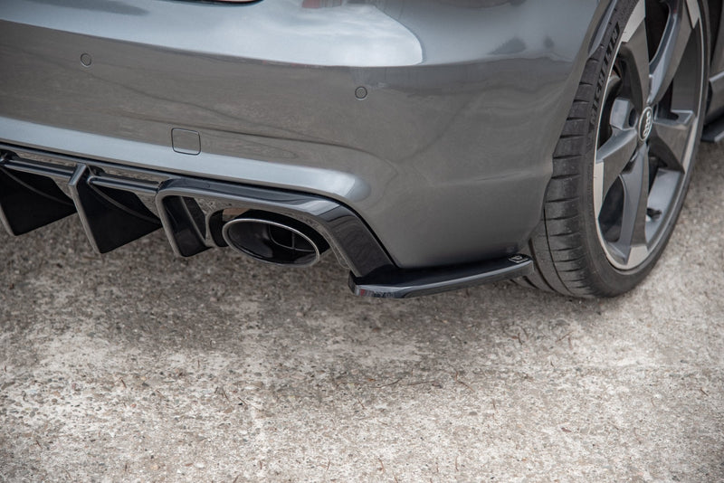 Maxton side splitters til Audi RS3 8V Sportback – blank sort – billede 3 af 6