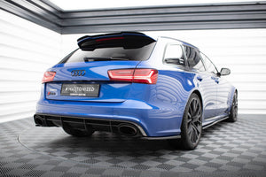 Maxton side splitters til Audi RS6 C7 / C7 Facelift – blank sort – billede 2 af 5