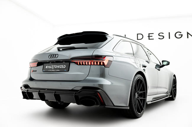 Maxton Rear Side Splitters V.2 Audi RS6 C8 / RS7 C8 - Gloss Black