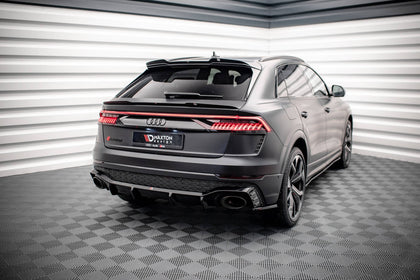 Maxton Rear Side Splitters V.2 Audi RSQ8 Mk1 - Gloss Black