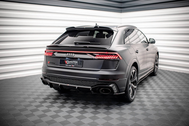 Maxton Rear Side Splitters V.2 Audi RSQ8 Mk1 - Gloss Black
