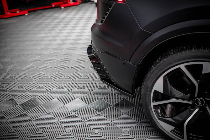 Maxton Rear Side Splitters V.2 Audi RSQ8 Mk1 - Gloss Black