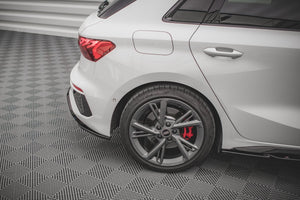 Maxton side splitters til Audi S3 / A3 S-Line Sportback 8Y – blank sort – billede 3 af 5