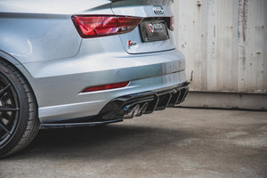 Maxton side splitters til Audi S3 Sedan 8V Facelift – blank sort – billede 5 af 7