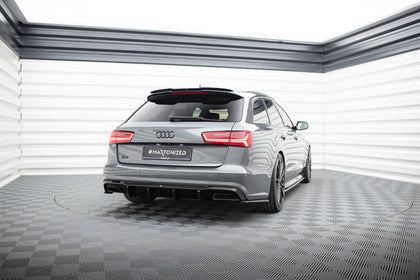 Maxton side splitters til Audi S6 / A6 S-Line / A6 C7 Facelift – blank sort – billede 2 af 5