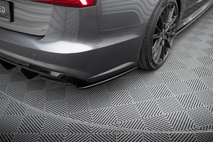 Maxton side splitters til Audi S6 / A6 S-Line / A6 C7 Facelift – blank sort – billede 1 af 5