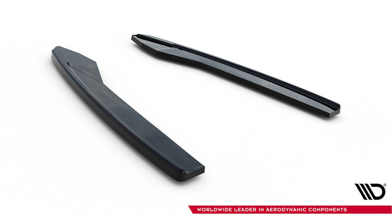 Maxton side splitters til Audi S6 / A6 S-Line / A6 C7 Facelift – blank sort – billede 4 af 5