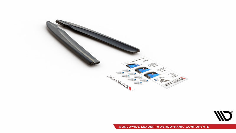 Maxton side splitters til Audi S8 D4 Facelift – blank sort – billede 7 af 7