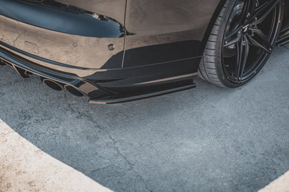 Maxton side splitters til Audi S8 D4 Facelift – blank sort – billede 4 af 7