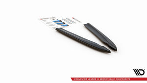 Maxton side splitters til Audi S8 D4 Facelift – blank sort – billede 6 af 7