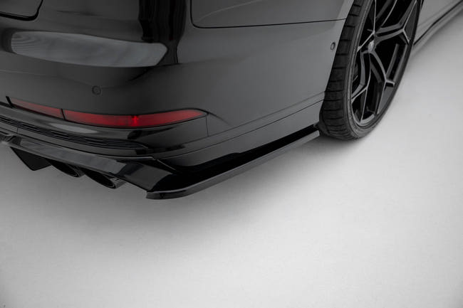 Maxton Rear Side Splitters V.2 Audi S8 D5 - Gloss Black
