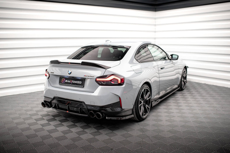 Maxton side splitters til BMW 2 Coupe M240i G42 – blank sort – billede 1 af 4