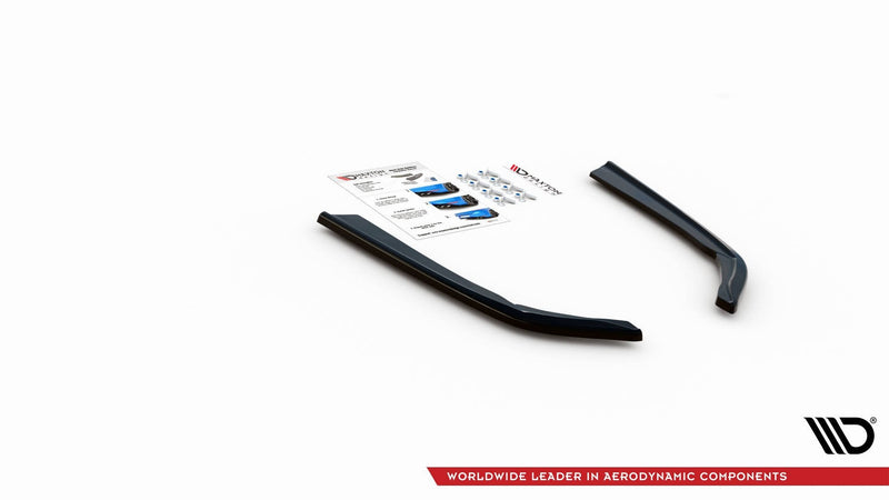 Maxton side splitters til BMW 3 G20 / G21 M-Pack – blank sort – billede 3 af 4