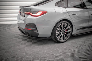 Maxton side splitters til BMW 4 Gran Coupe M-Pack G26 – blank sort – billede 1 af 5
