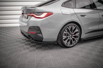 Maxton side splitters til BMW 4 Gran Coupe M-Pack G26 – blank sort – billede 1 af 5