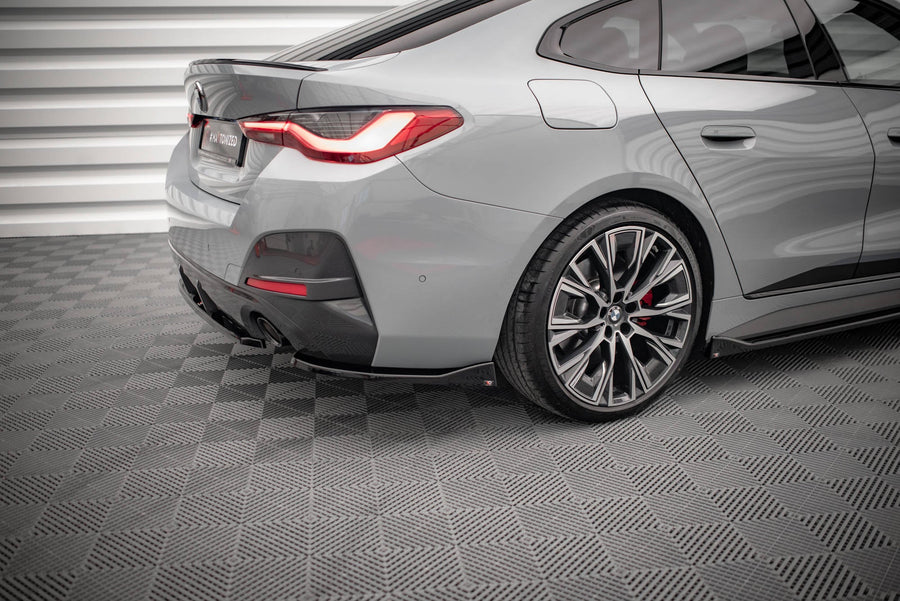 Maxton side splitters til BMW 4 Gran Coupe M-Pack G26 – blank sort – billede 1 af 5