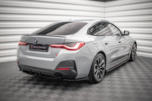 Maxton side splitters til BMW 4 Gran Coupe M-Pack G26 – blank sort – billede 3 af 5