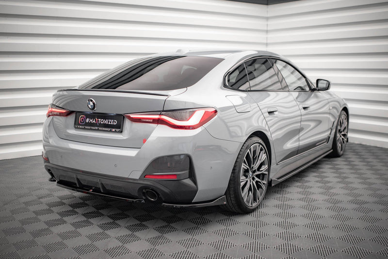 Maxton side splitters til BMW 4 Gran Coupe M-Pack G26 – blank sort – billede 3 af 5