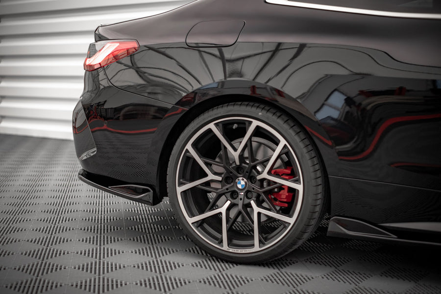 Maxton side splitters til BMW 4 M-Pack G22 / G23 / G22 Facelift / G23 Facelift – blank sort – billede 1 af 4