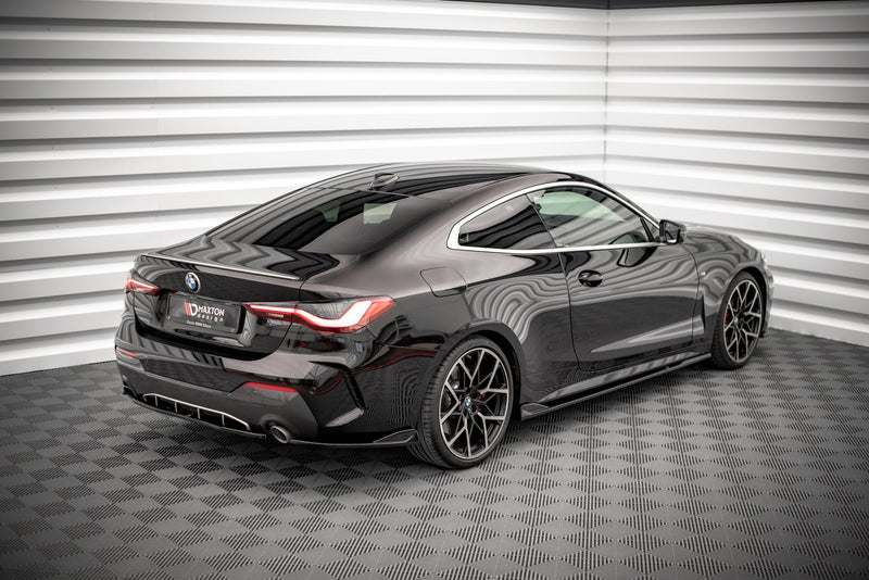 Maxton side splitters til BMW 4 M-Pack G22 / G23 / G22 Facelift / G23 Facelift – blank sort – billede 2 af 4