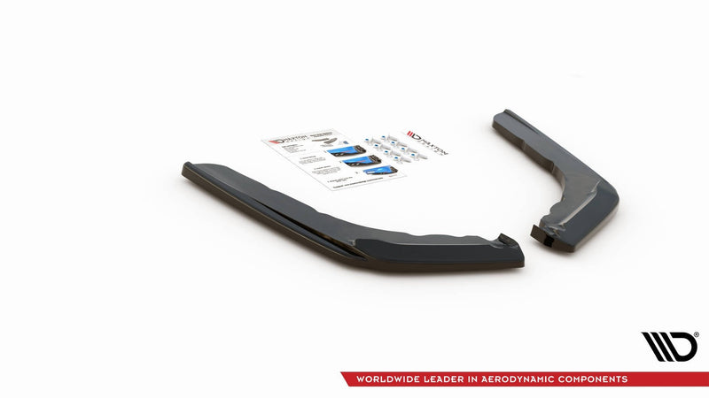 Maxton side splitters til BMW M4 F82 – blank sort – billede 3 af 4