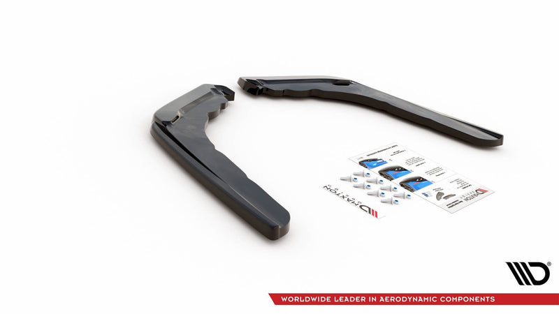 Maxton side splitters til BMW M4 F82 – blank sort – billede 4 af 4