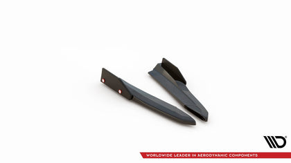 Maxton side splitters til Skoda Octavia RS Combi / Liftback Mk4 / Mk4 Facelift – blank sort – billede 4 af 5