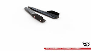 Maxton side splitters til Skoda Octavia RS Combi / Liftback Mk4 / Mk4 Facelift – blank sort – billede 5 af 5