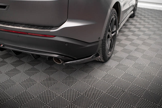 Maxton Rear Side Splitters V.2 Ford Edge Mk2 - Gloss Black