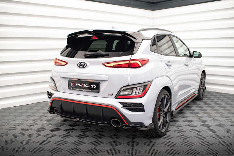 Maxton side splitters til Hyundai Kona N Mk1 – blank sort – billede 2 af 5