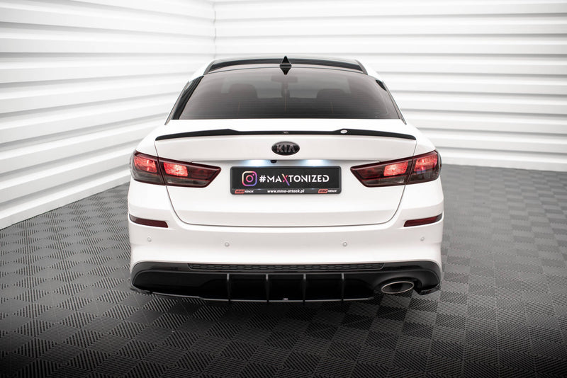Maxton side splitters til Kia Optima Mk4 Facelift – blank sort – billede 3 af 6
