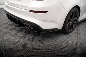 Maxton side splitters til Kia Optima Mk4 Facelift – blank sort – billede 1 af 6