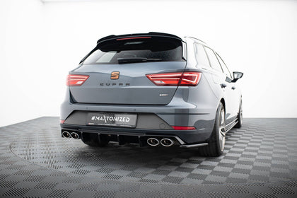 Maxton side splitters til Seat Leon Cupra Mk3 Facelift Sportstourer – blank sort – billede 2 af 5