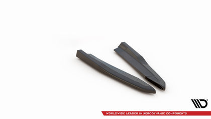 Maxton side splitters til Skoda Octavia RS Combi / Liftback Mk4 / Mk4 Facelift – blank sort – billede 4 af 5