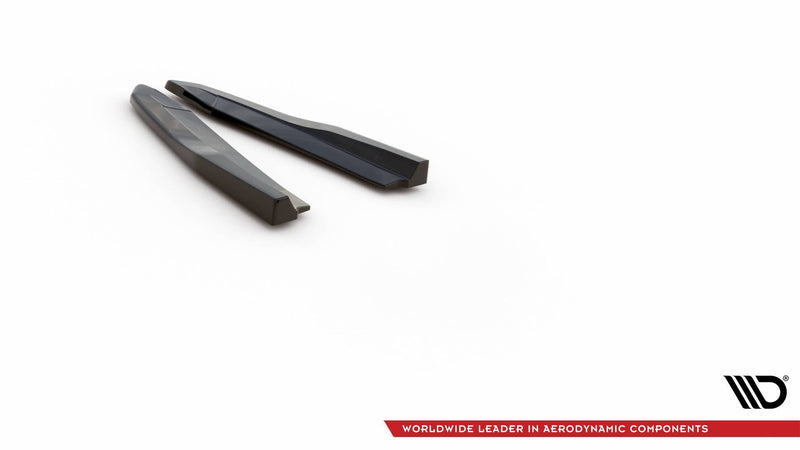 Maxton side splitters til Skoda Octavia RS Combi / Liftback Mk4 / Mk4 Facelift – blank sort – billede 5 af 5