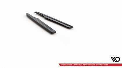 Maxton side splitters til Skoda Octavia RS Mk3/Mk3 Facelift Hatchback/Kombi – blank sort – billede 3 af 4