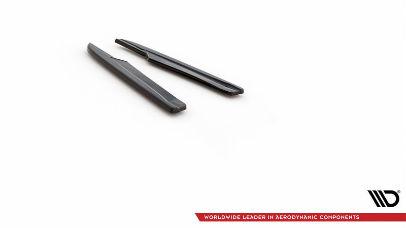 Maxton side splitters til Skoda Octavia RS Mk3/Mk3 Facelift Hatchback/Kombi – blank sort – billede 3 af 4