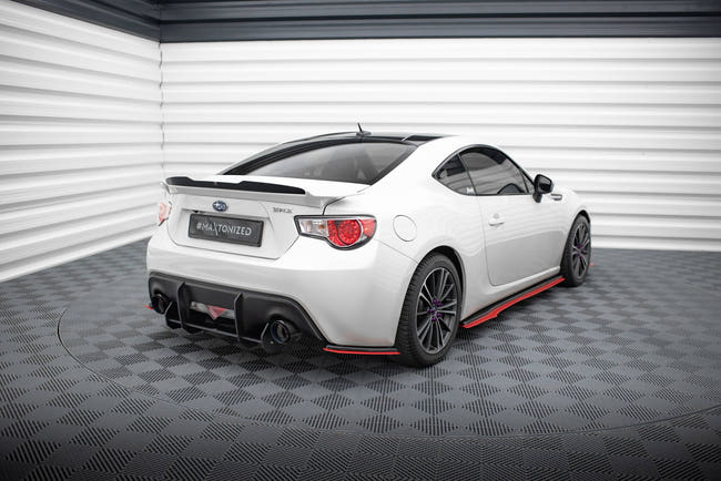 Maxton side splitters til Subaru BRZ Mk1 / Mk1 Facelift – blank sort – billede 2 af 5