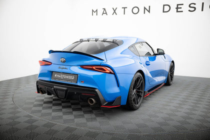 Maxton side splitters til Toyota Supra Mk5 – blank sort – billede 2 af 8