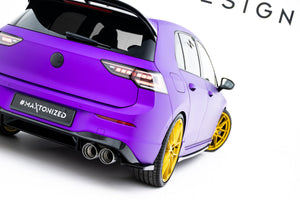 Maxton side splitters til Volkswagen Golf R Hatchback Mk8 Facelift – blank sort – billede 1 af 5
