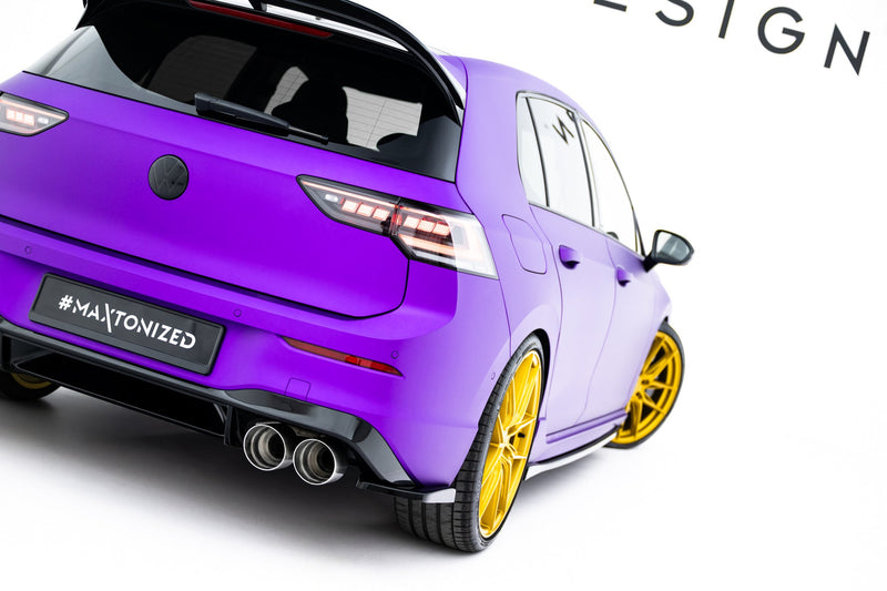 Maxton side splitters til Volkswagen Golf R Hatchback Mk8 Facelift – blank sort – billede 1 af 5
