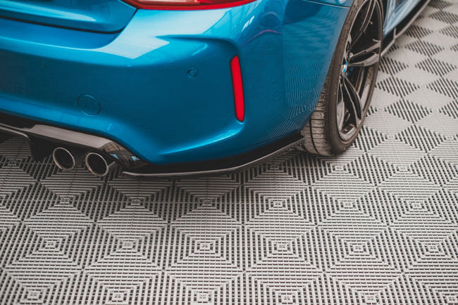 Maxton Rear Side Splitters V.3 BMW M2 F87 - Gloss Black