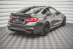 Maxton Rear Side Splitters V.3 BMW M4 F82 - Gloss Black