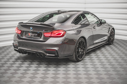 Maxton Rear Side Splitters V.3 BMW M4 F82 - Gloss Black