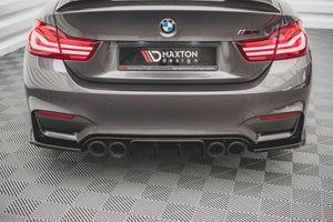 Maxton Rear Side Splitters V.3 BMW M4 F82 - Gloss Black